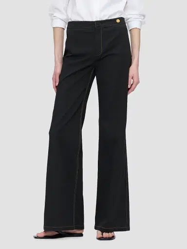 CALLAS MILANO Women's Jane Cotton Stretch Flare Trousers - Black - Size 14 | Thumbnail 3 CALLAS MILANO Women's Jane Cotton Stretch Flare Trousers - Black - Size 14 | Thumbnail 3