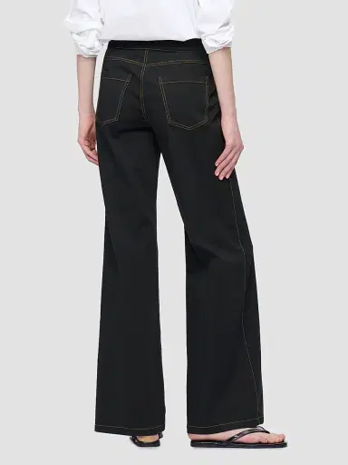CALLAS MILANO Women's Jane Cotton Stretch Flare Trousers - Black - Size 14 | Thumbnail 4 CALLAS MILANO Women's Jane Cotton Stretch Flare Trousers - Black - Size 14 | Thumbnail 4
