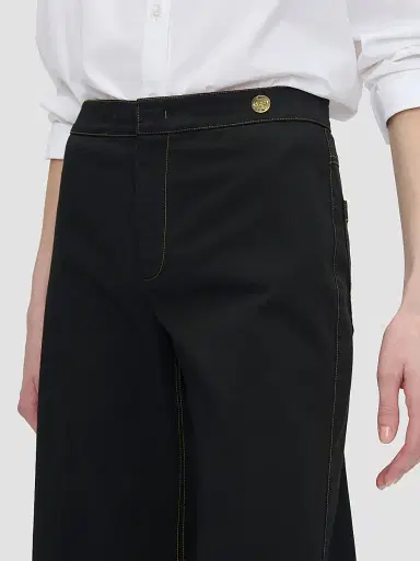 CALLAS MILANO Women's Jane Cotton Stretch Flare Trousers - Black - Size 14 | Thumbnail 5 CALLAS MILANO Women's Jane Cotton Stretch Flare Trousers - Black - Size 14 | Thumbnail 5