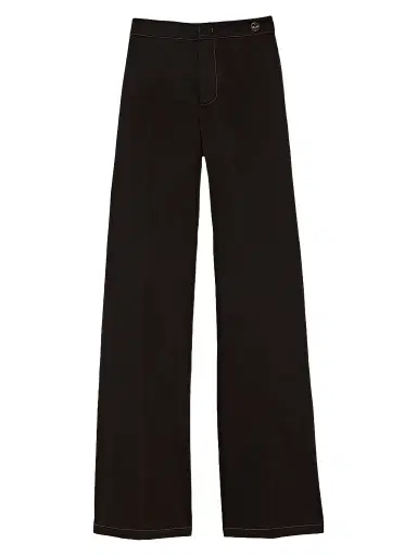 CALLAS MILANO Women's Jane Cotton Stretch Flare Trousers - Black - Size 14 | Thumbnail 1 CALLAS MILANO Women's Jane Cotton Stretch Flare Trousers - Black - Size 14 | Thumbnail 1