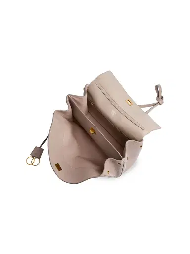 Balenciaga Women's Rodeo Medium Top Handle Bag Grained Calfskin - Sesame | Thumbnail 6