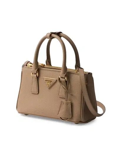 Prada Women's Galleria Saffiano Leather Mini Top Handle Bag | Thumbnail 2 Prada Women's Galleria Saffiano Leather Mini Top Handle Bag | Thumbnail 2