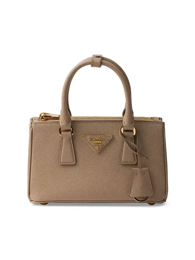 Prada Women's Galleria Saffiano Leather Mini Top Handle Bag - Pink