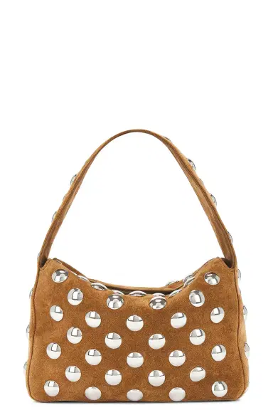 Khaite Elena Suede Small Studded Bag | Thumbnail 1 Khaite Elena Suede Small Studded Bag | Thumbnail 1