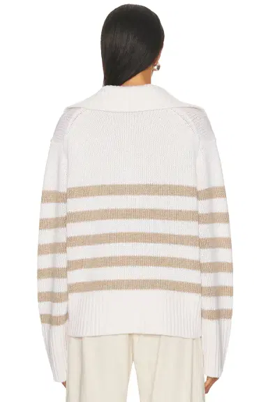 Jenni Kayne Cashmere Phoebe Polo Sweater | Thumbnail 3 Jenni Kayne Cashmere Phoebe Polo Sweater | Thumbnail 3