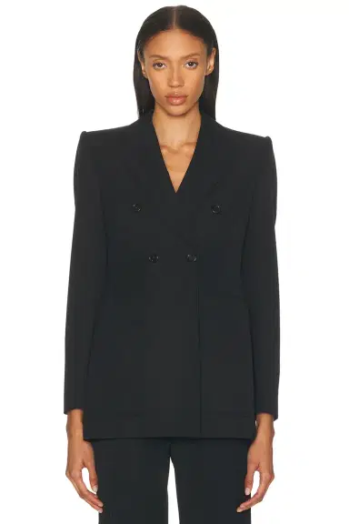 Chloé Double Breasted Wool Blazer | Thumbnail 2 Chloé Double Breasted Wool Blazer | Thumbnail 2