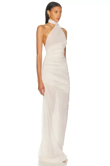Ludovic de Saint Sernin Halter Dress | Thumbnail 2 Ludovic de Saint Sernin Halter Dress | Thumbnail 2