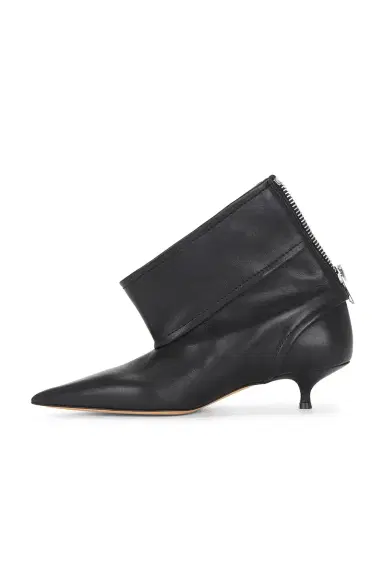 JW Anderson Biker Kitten Heel Boot Black | Thumbnail 5