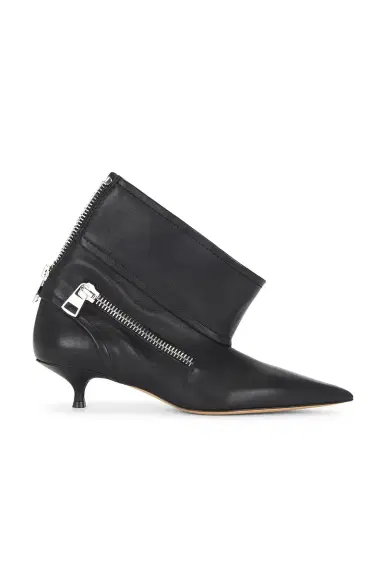 JW Anderson Biker Kitten Heel Boot Black | Thumbnail 1