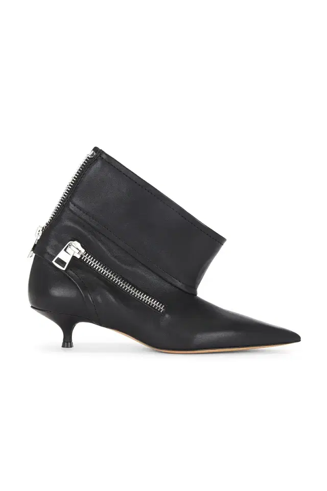 JW Anderson Biker Kitten Heel Boot Black