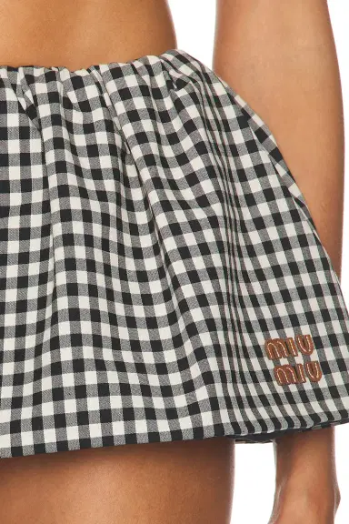 Miu Miu Mini Skirt | Thumbnail 6 Miu Miu Mini Skirt | Thumbnail 6