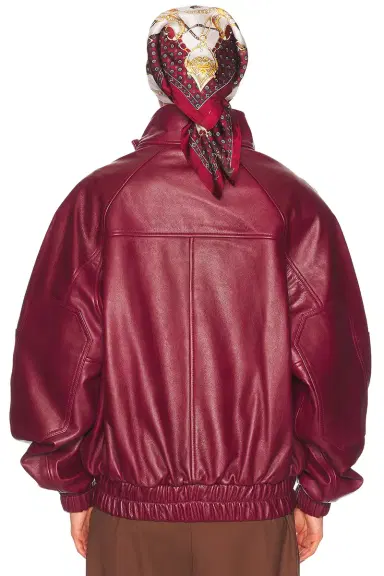 Helsa The Oversized Leather Bomber | Thumbnail 4 Helsa The Oversized Leather Bomber | Thumbnail 4