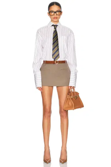 Helsa Classic Fit Stripe Poplin Shirt | Thumbnail 5