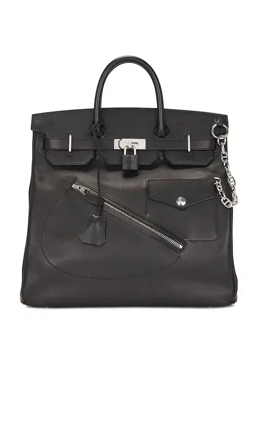 FWRD Renew Hermes Limited Edition Evergrain Haut A Courroies Rock Birkin 40 Handbag