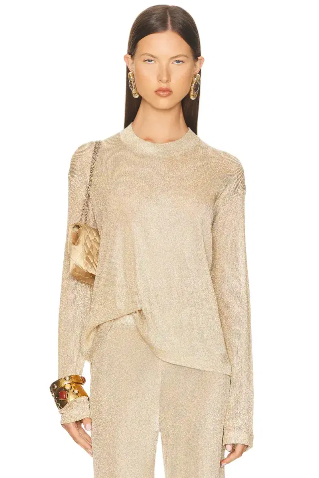 SEROYA Hana Metallic Top