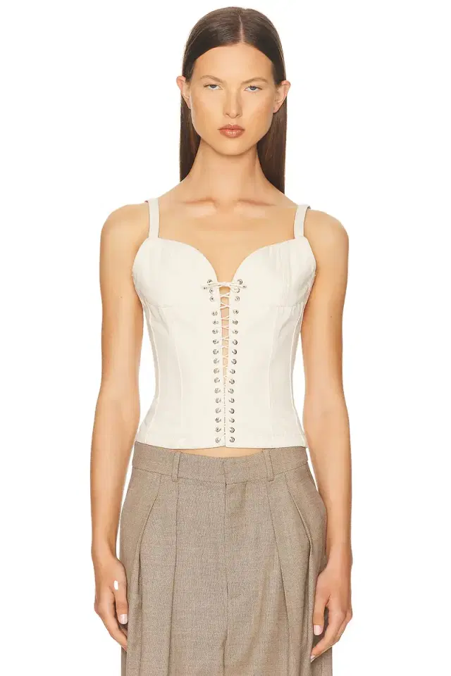 Ludovic de Saint Sernin Cleavage Bustier Top