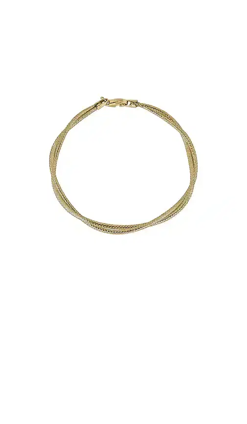 Interwoven Gold Bracelet