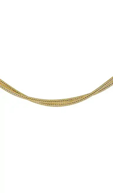 STONE AND STRAND Interwoven Gold Necklace | Thumbnail 2