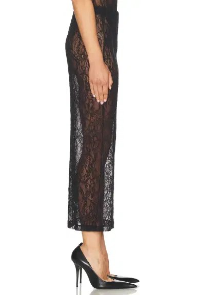 WARDROBE.NYC Lace Tube Skirt | Thumbnail 3