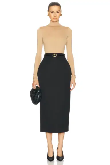 WARDROBE.NYC x Rosie Huntington-Whiteley RHW Sculpted Skirt | Thumbnail 5 WARDROBE.NYC x Rosie Huntington-Whiteley RHW Sculpted Skirt | Thumbnail 5