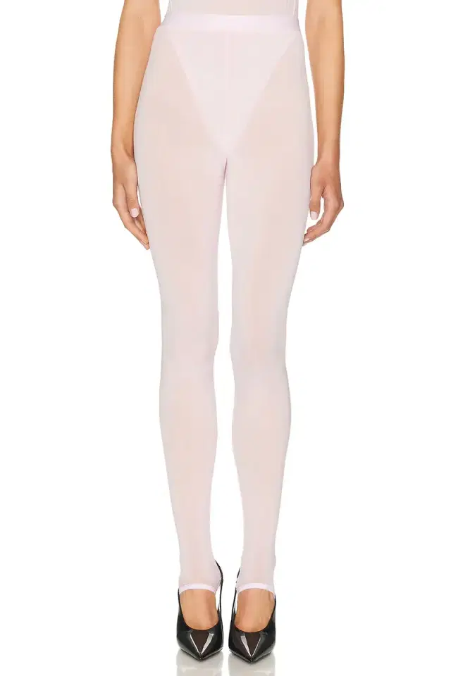 WARDROBE.NYC Sheer Stirrup Legging