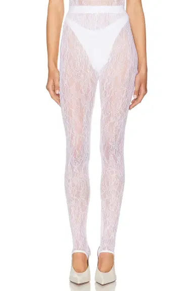 Wardrobe.NYC Lace Stirrup Legging | Thumbnail 1 Wardrobe.NYC Lace Stirrup Legging | Thumbnail 1