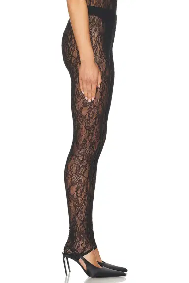 Wardrobe.NYC Lace Stirrup Legging | Thumbnail 3