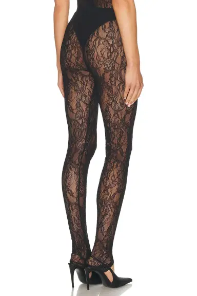 Wardrobe.NYC Lace Stirrup Legging | Thumbnail 4