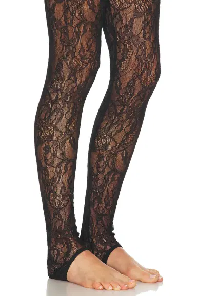 Wardrobe.NYC Lace Stirrup Legging | Thumbnail 6
