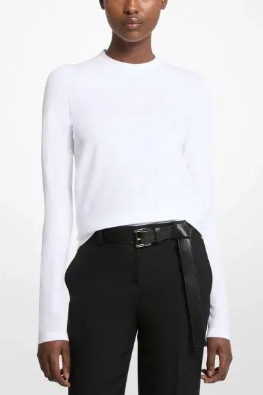 Michael Kors Collection Longsleeve Crewneck Tee | Thumbnail 2