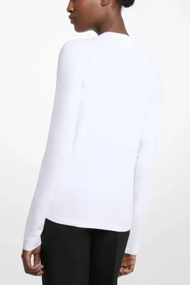 Michael Kors Collection Longsleeve Crewneck Tee | Thumbnail 3