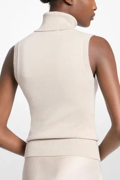 Michael Kors Collection Sleeveless Turtleneck | Thumbnail 3