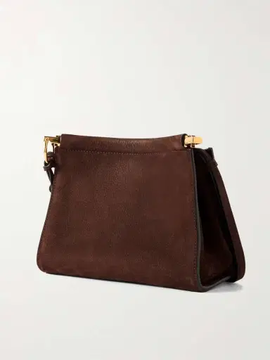 Alaïa Le Click Small Nubuck Shoulder Bag | Thumbnail 3 Alaïa Le Click Small Nubuck Shoulder Bag | Thumbnail 3