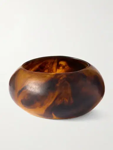 Dinosaur Designs Large Boulder Tortoiseshell Resin Bangle | Thumbnail 3 Dinosaur Designs Large Boulder Tortoiseshell Resin Bangle | Thumbnail 3