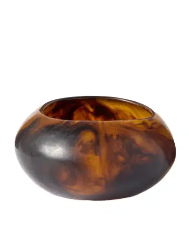 Dinosaur Designs Large Boulder Tortoiseshell Resin Bangle | Thumbnail 1 Dinosaur Designs Large Boulder Tortoiseshell Resin Bangle | Thumbnail 1