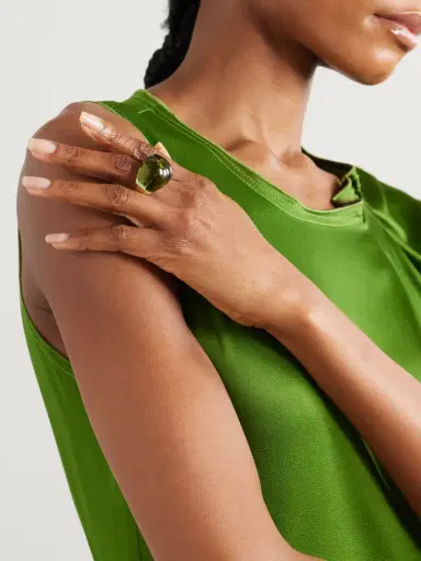 Dinosaur Designs Large Gold-tone And Resin Ring | Thumbnail 2