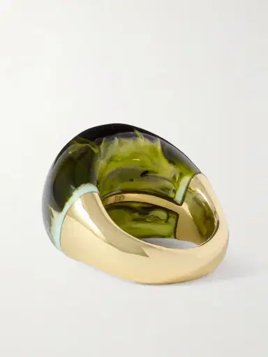 Dinosaur Designs Large Gold-tone And Resin Ring | Thumbnail 3