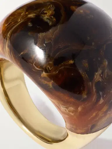 Dinosaur Designs Large Gold-tone Resin Ring | Thumbnail 4 Dinosaur Designs Large Gold-tone Resin Ring | Thumbnail 4
