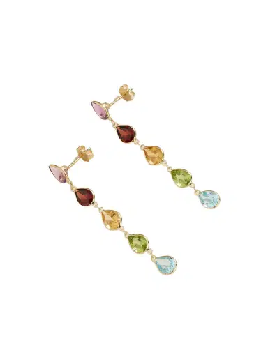 JIA JIA Chakra Gold Multi-stone Earrings | Thumbnail 1 JIA JIA Chakra Gold Multi-stone Earrings | Thumbnail 1