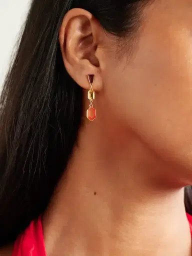 JIA JIA Chakra Gold Multi-stone Earrings | Thumbnail 2 JIA JIA Chakra Gold Multi-stone Earrings | Thumbnail 2