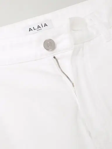 Alaïa Ruffled Mid-rise Wide-leg Jeans | Thumbnail 5 Alaïa Ruffled Mid-rise Wide-leg Jeans | Thumbnail 5