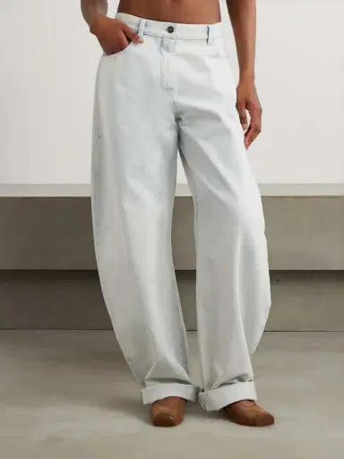 Alaïa Low-rise Barrel-leg Jeans | Thumbnail 3 Alaïa Low-rise Barrel-leg Jeans | Thumbnail 3