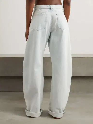 Alaïa Low-rise Barrel-leg Jeans | Thumbnail 4 Alaïa Low-rise Barrel-leg Jeans | Thumbnail 4