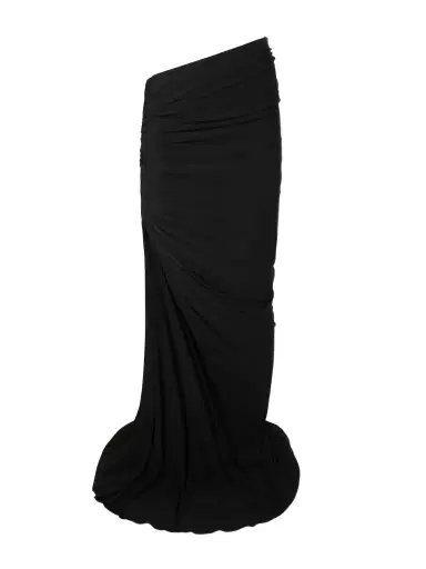 Alaïa Draped Stretch-knit Maxi Skirt | Thumbnail 1 Alaïa Draped Stretch-knit Maxi Skirt | Thumbnail 1