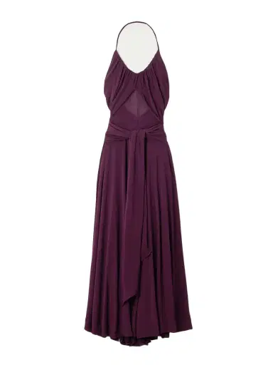 Alaïa Stretch-jersey Halterneck Maxi Dress | Thumbnail 1 Alaïa Stretch-jersey Halterneck Maxi Dress | Thumbnail 1