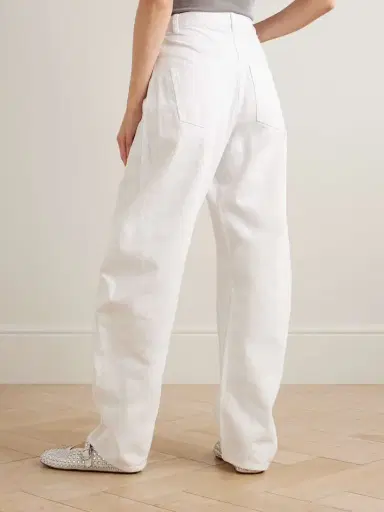 Alaïa Mid-rise Barrel-leg Jeans | Thumbnail 4 Alaïa Mid-rise Barrel-leg Jeans | Thumbnail 4