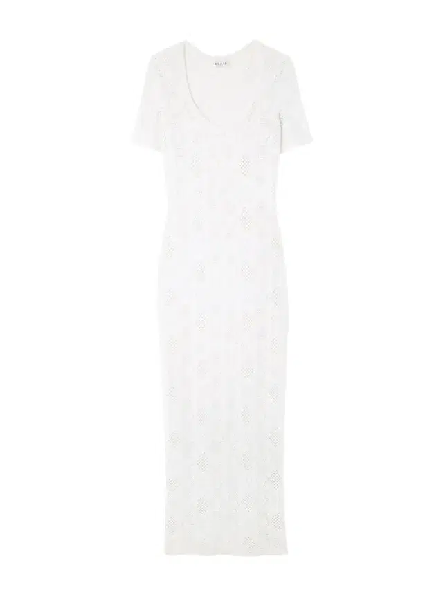 Alaïa Open-knit Midi Dress