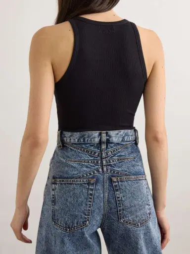 Alaïa Ribbed-knit Bodysuit | Thumbnail 3 Alaïa Ribbed-knit Bodysuit | Thumbnail 3