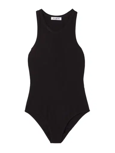 Alaïa Ribbed-knit Bodysuit | Thumbnail 1 Alaïa Ribbed-knit Bodysuit | Thumbnail 1