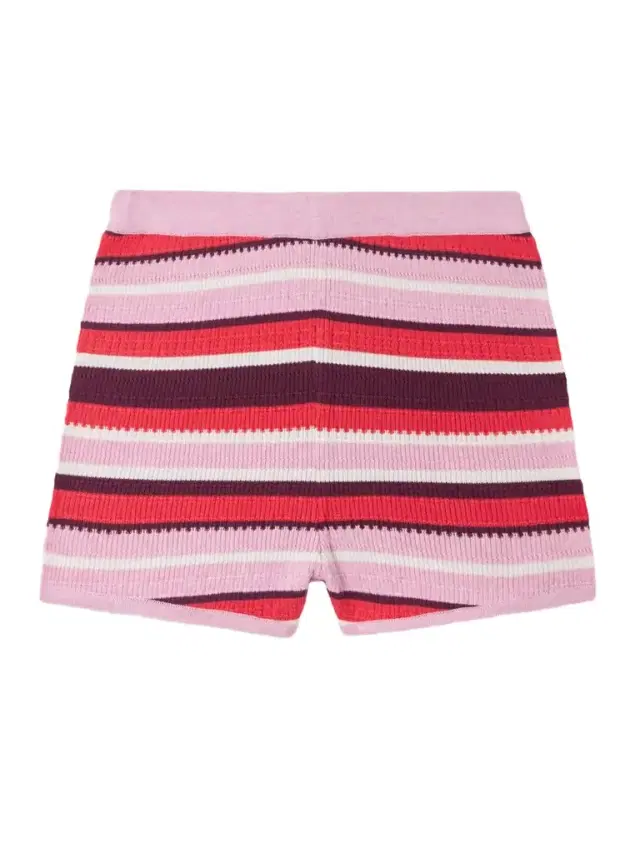 Veneziana Striped Ribbed Cotton Shorts